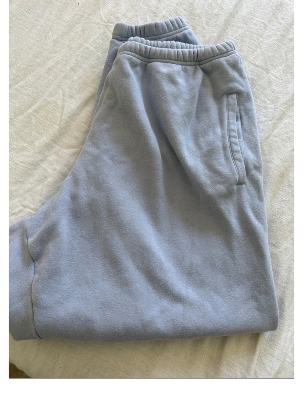 SKIMS Light Blue Cozy Track Pants